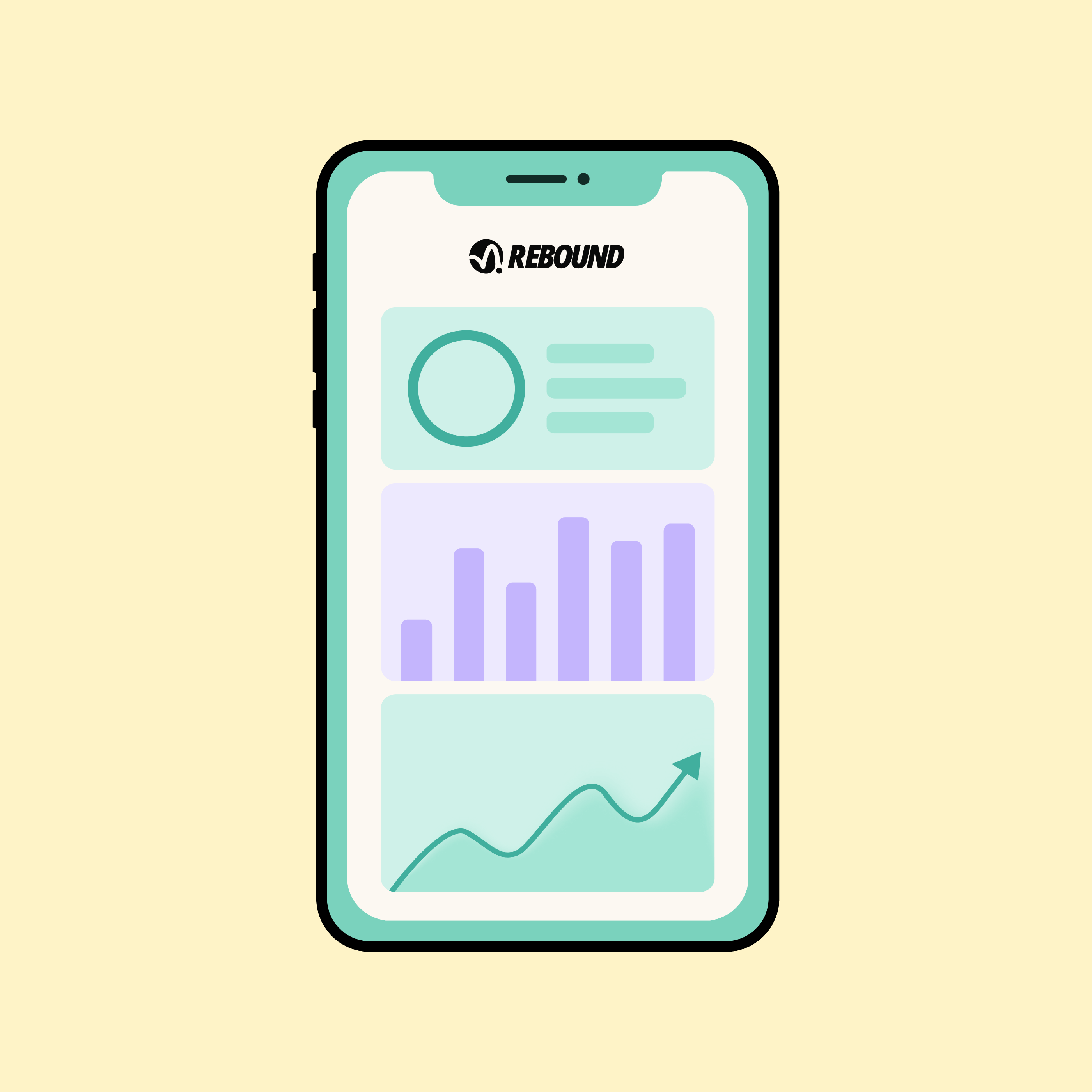 Booking calendar illustraton